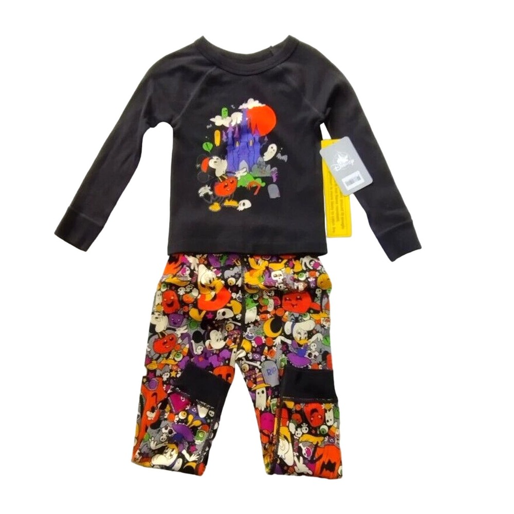 Disney Baby Mickey Mouse & Friends Halloween PJ Pal Outfit Set Size 3T NWT
